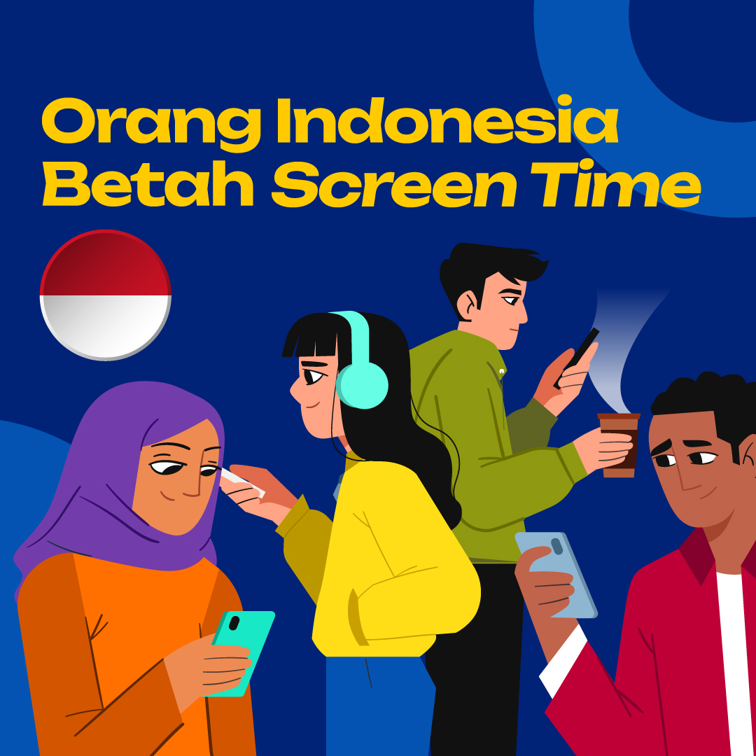 Orang Indonesia Betah Screen Time