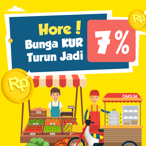 Hore! Bunga KUR Terus Turun