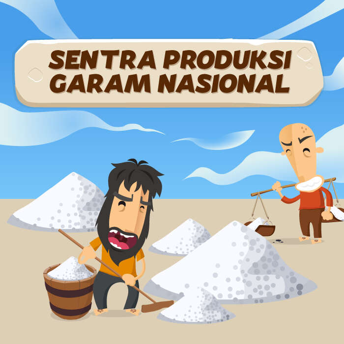 Sentra Produksinya Garam Nasional