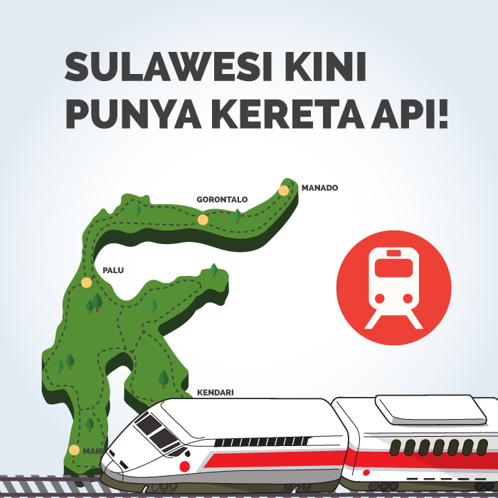 Sulawesi Kini Punya Kereta Api