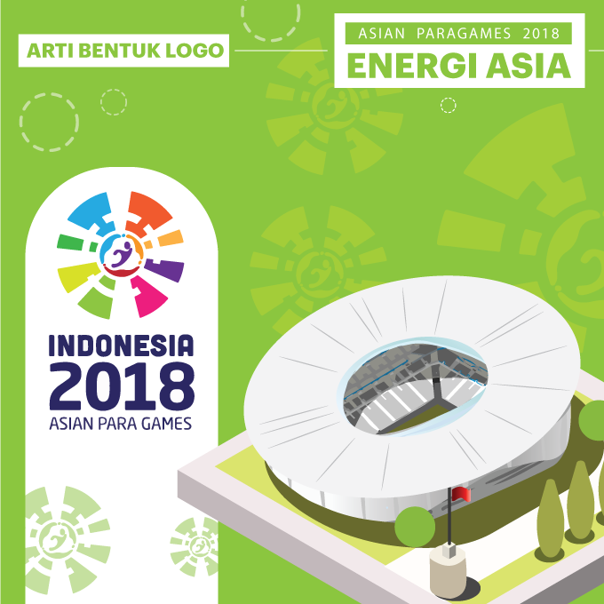 [ASIAN PARA GAMES 2018] Arti Bentuk Logo Asian Para Games 2018 #13