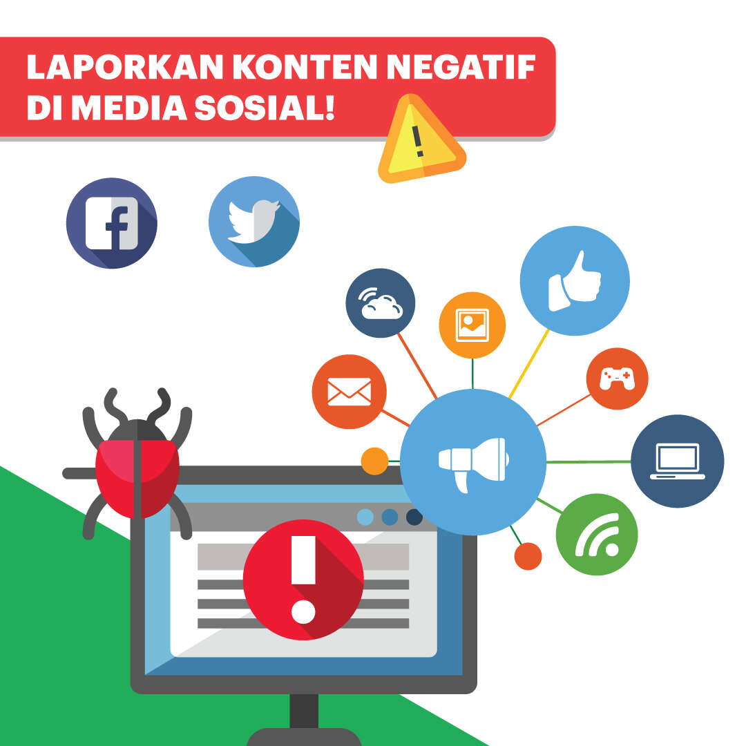 Laporkan Konten Negatif di Media Sosial!