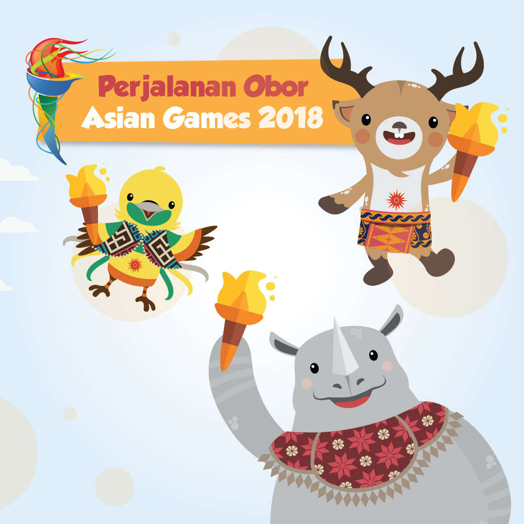 Perjalanan Obor Asian Games 2018