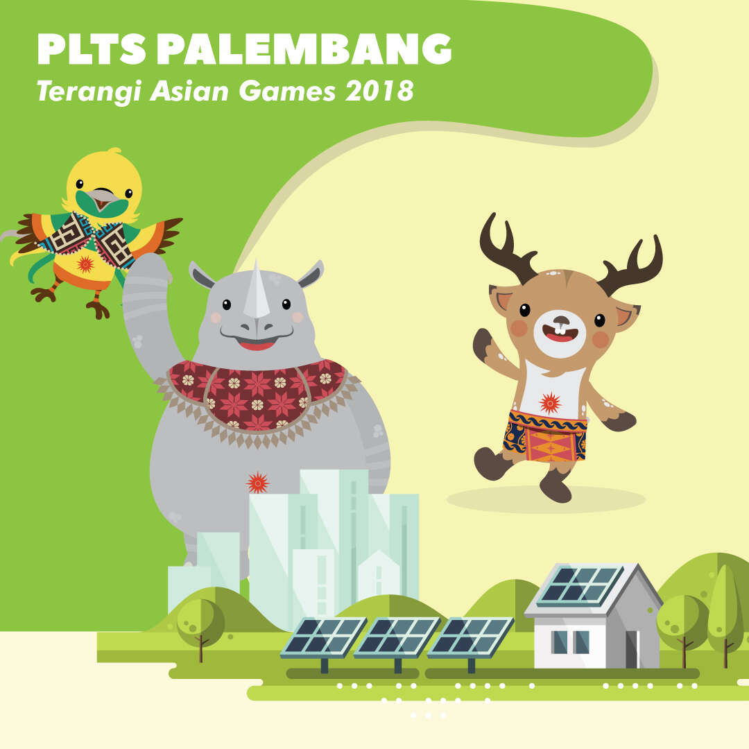 PLTS Palembang Terangi Asian Games 2018