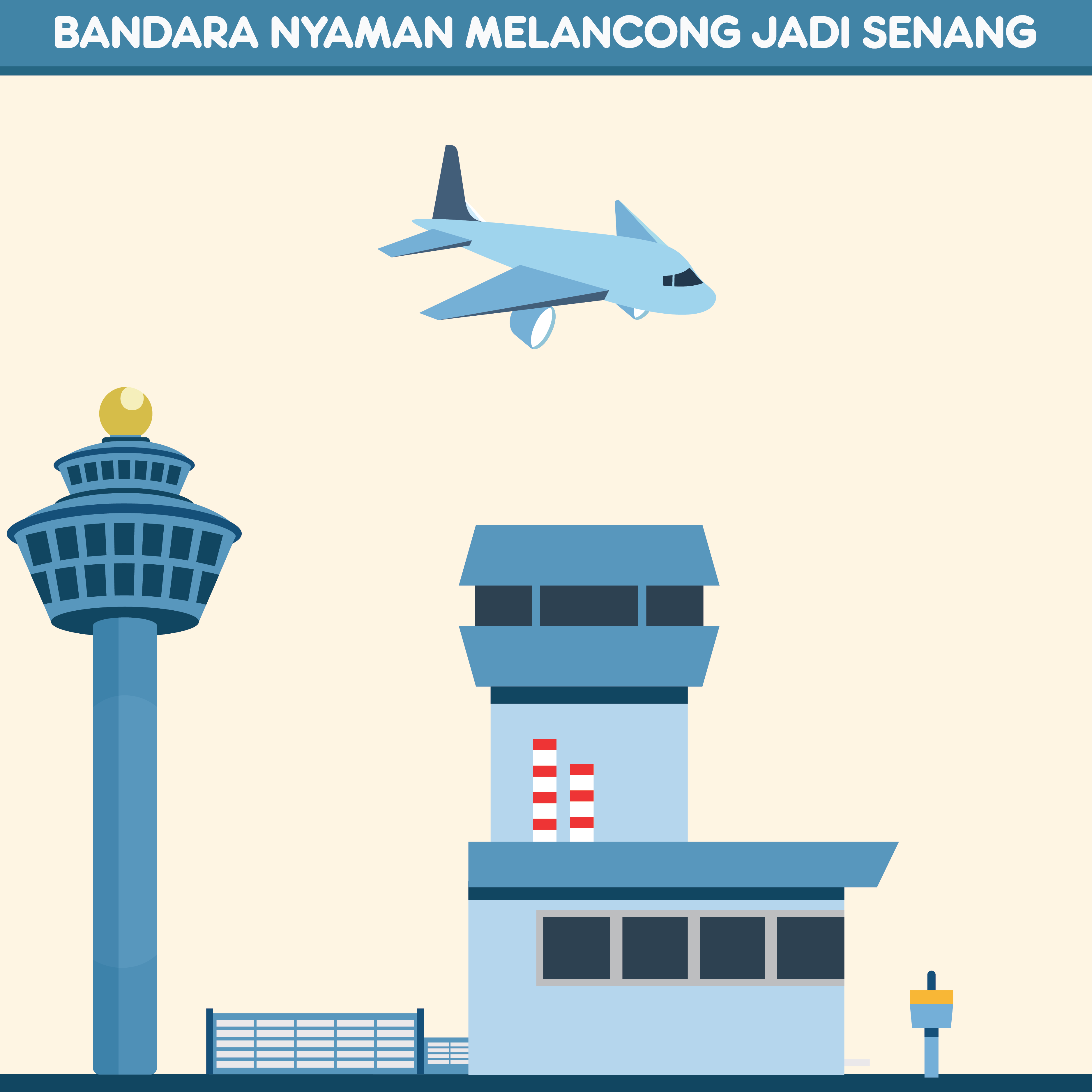 Bandara Nyaman Melancong Jadi Senang