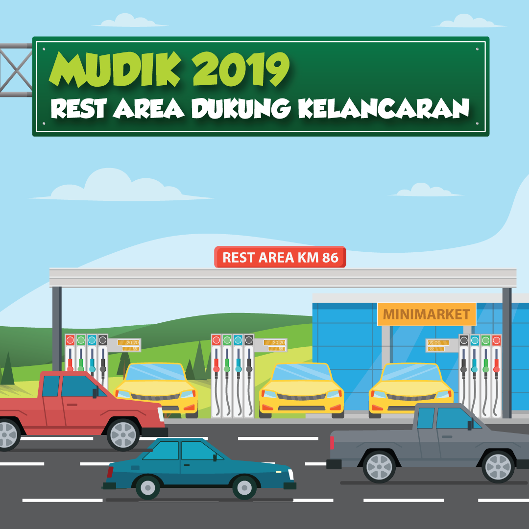 Mudik 2019, Rest Area Dukung Kelancaran