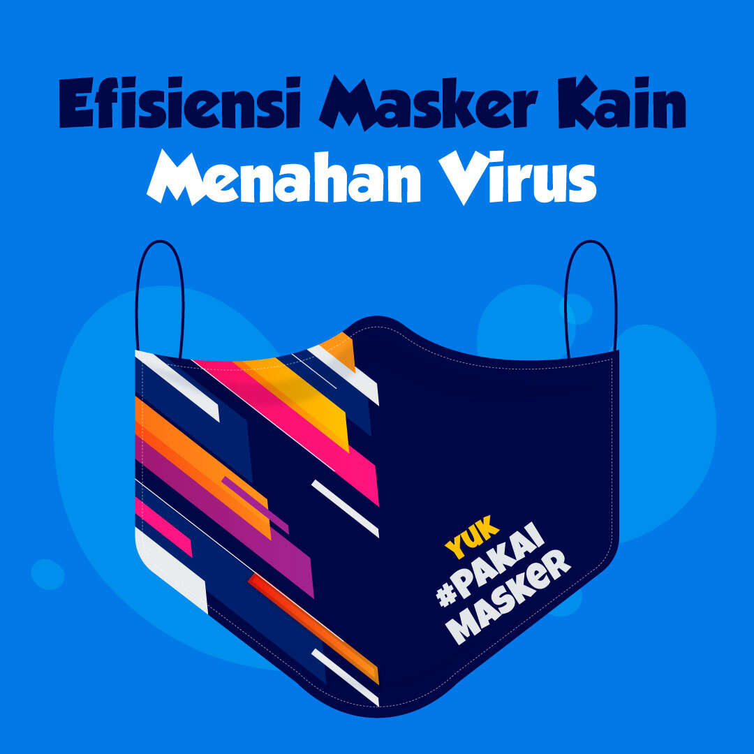 Efisiensi Masker Kain Menahan Virus