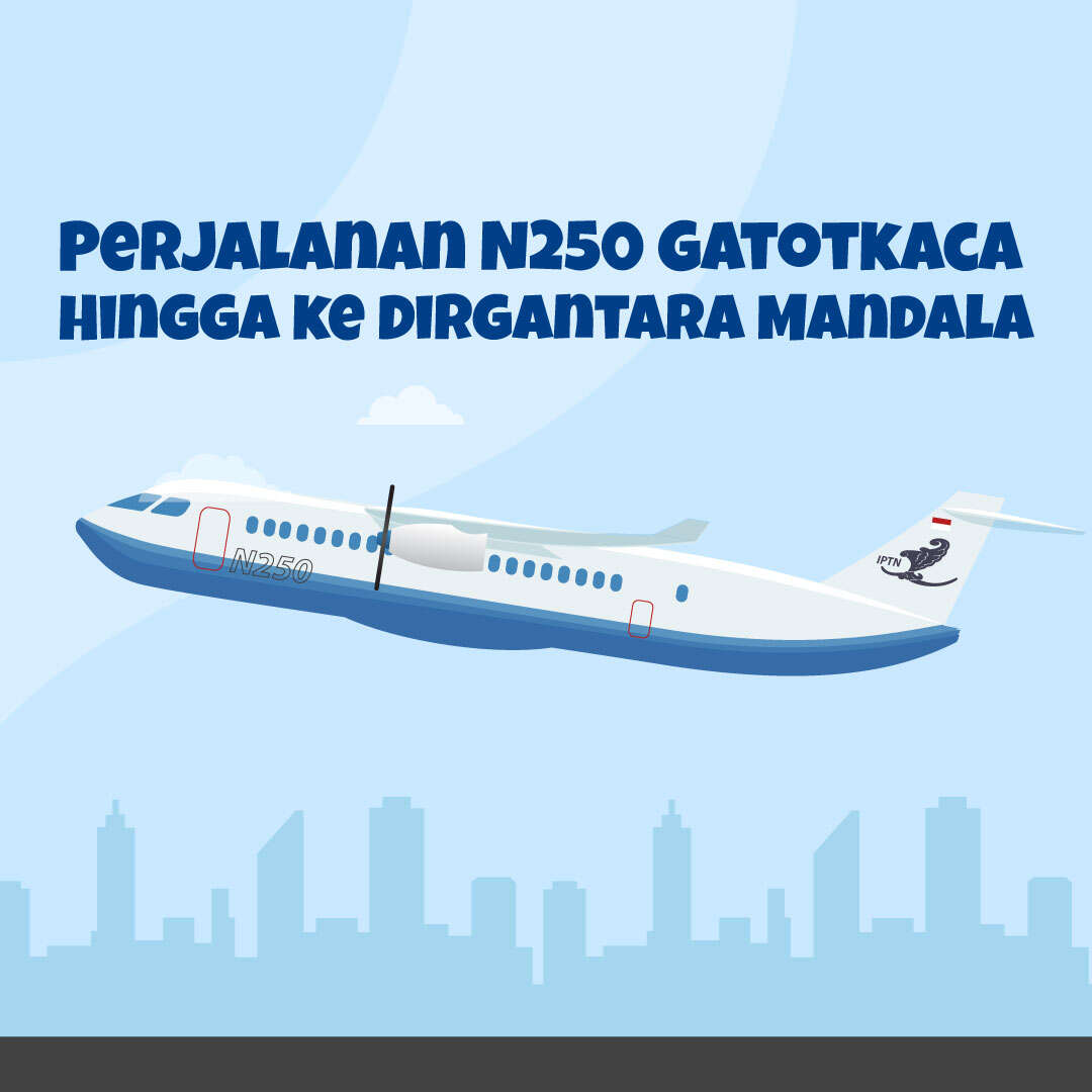 Perjalanan N250 Gatotkaca Hingga ke Dirgantara Mandala