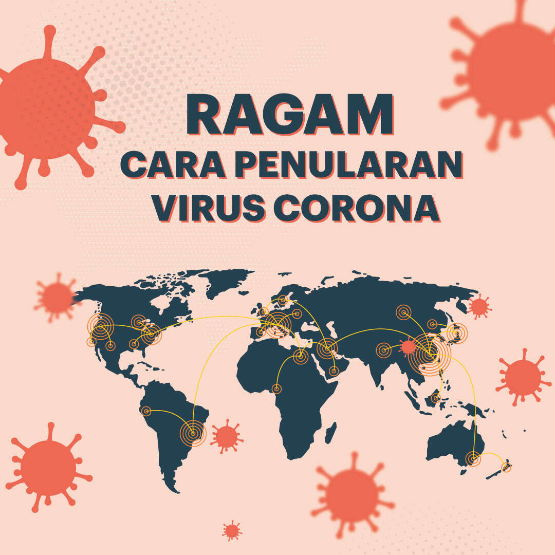 Ragam Cara Penularan Virus Corona