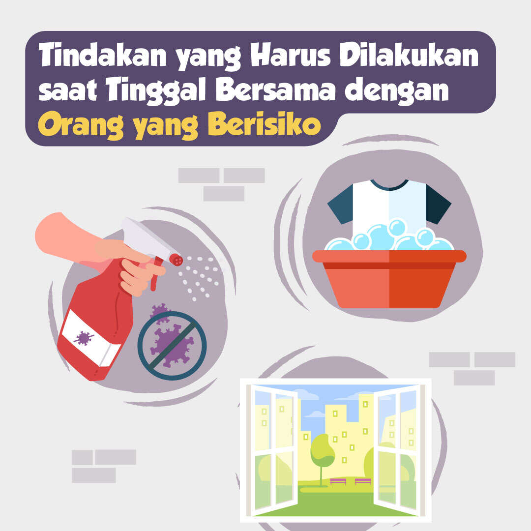 Tindakan yang Harus Dilakukan saat Tinggal Bersama dengan Orang yang Berisiko 
