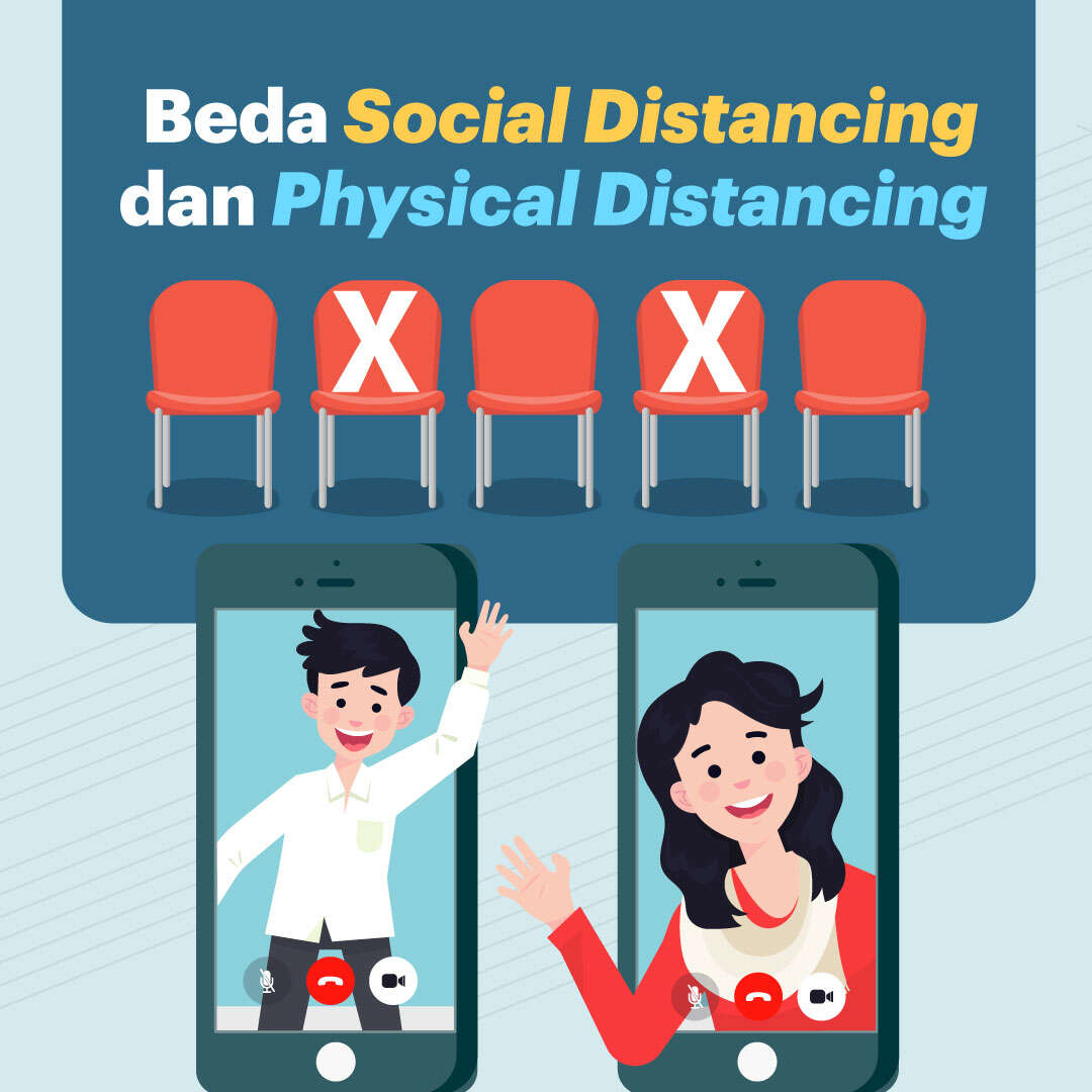 Beda Social Distancing dan Physical Distancing