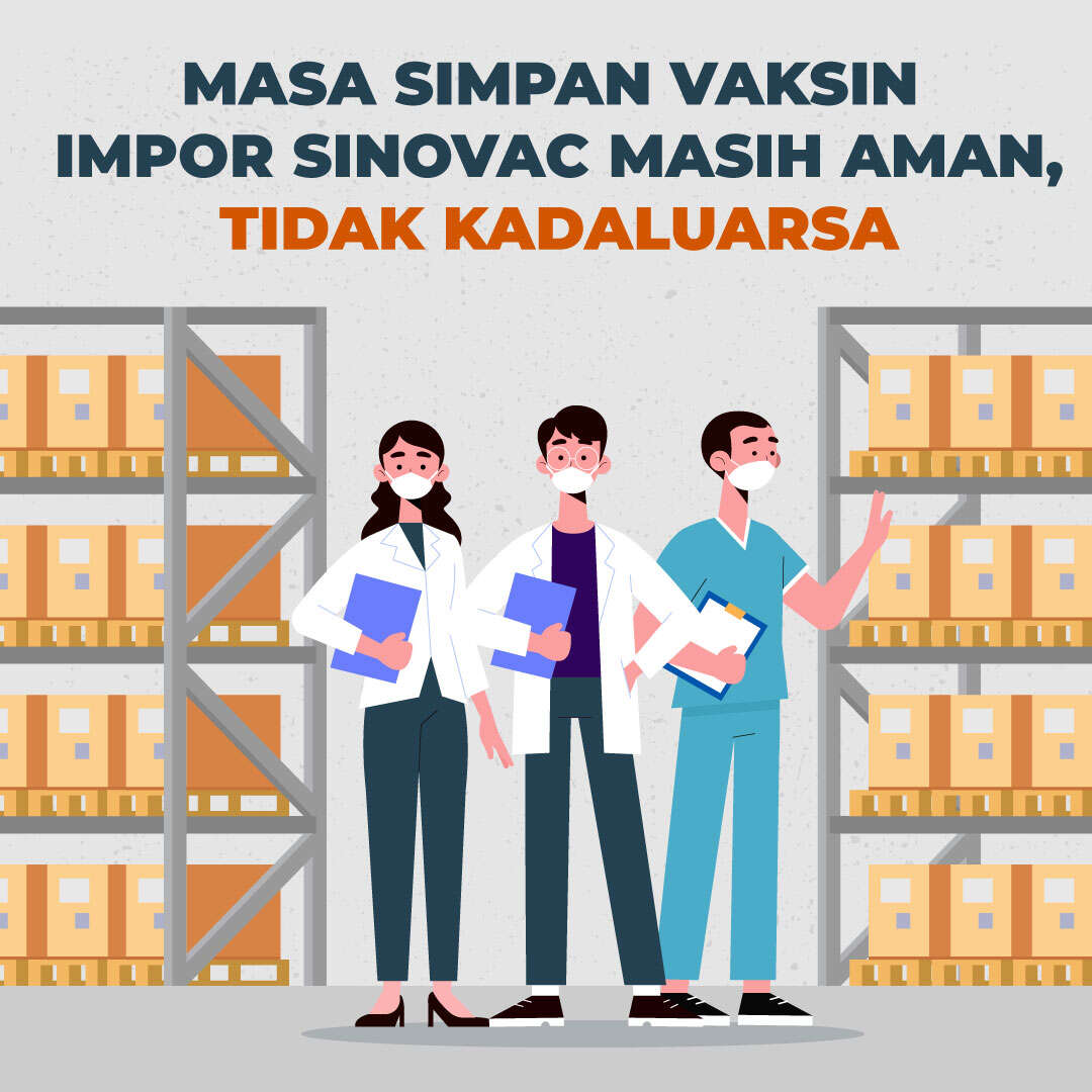 Masa Simpan Vaksin Impor Sinovac Masih Aman, Tidak Kedaluwarsa