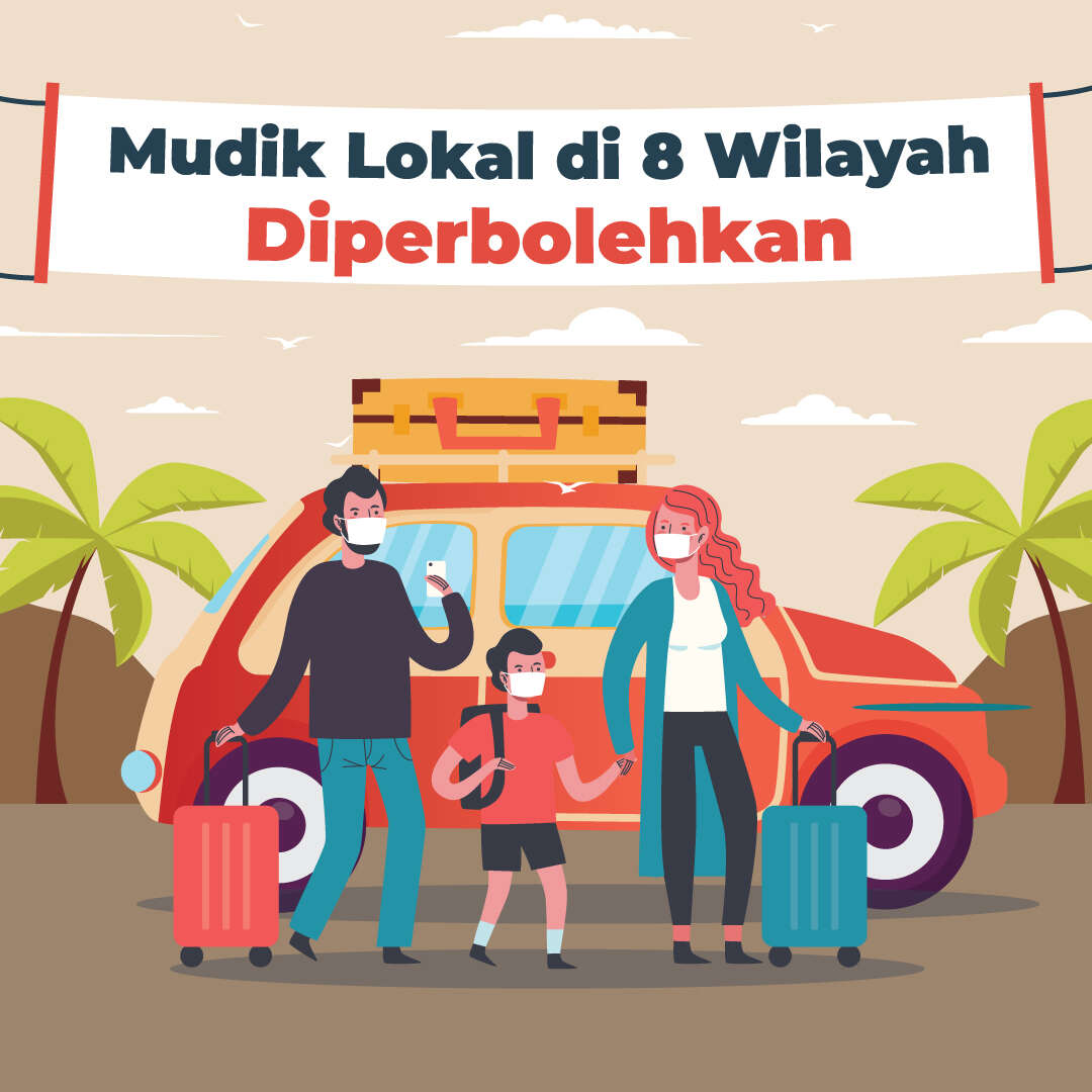 Mudik Lokal di 8 Wilayah Diperbolehkan
