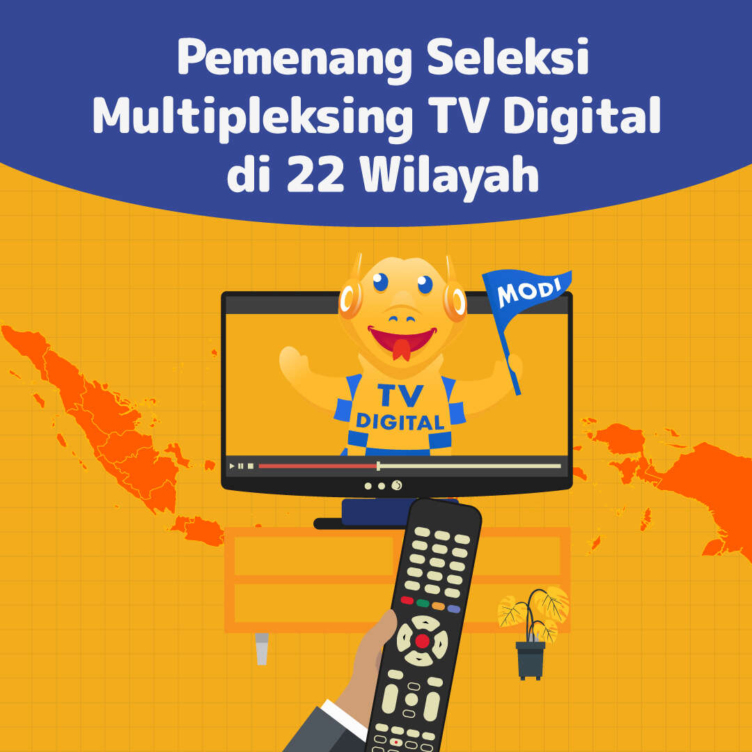 Pemenang Seleksi Multipleksing TV Digital di 22 Wilayah
