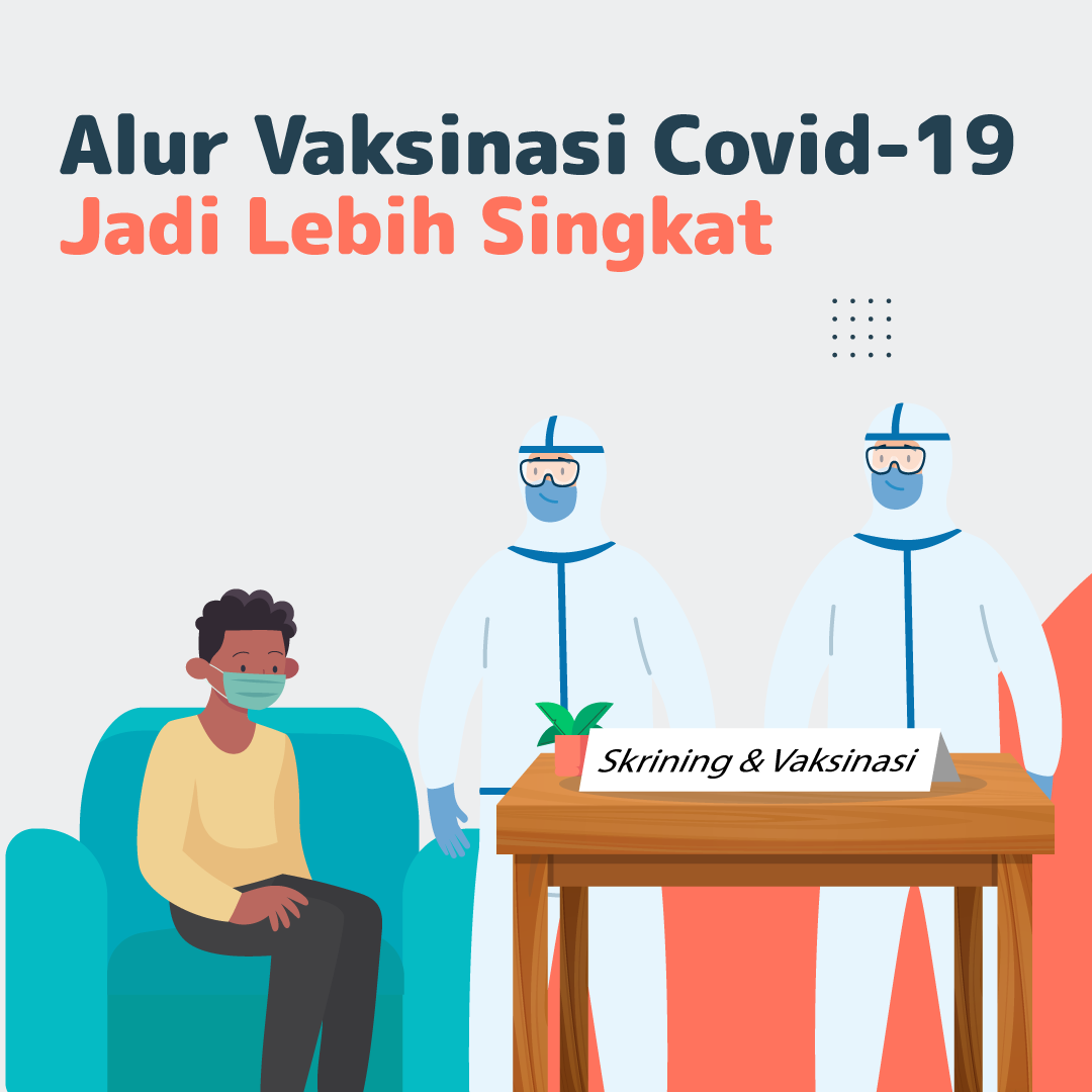 Alur Vaksinasi Covid-19 Jadi Lebih Singkat