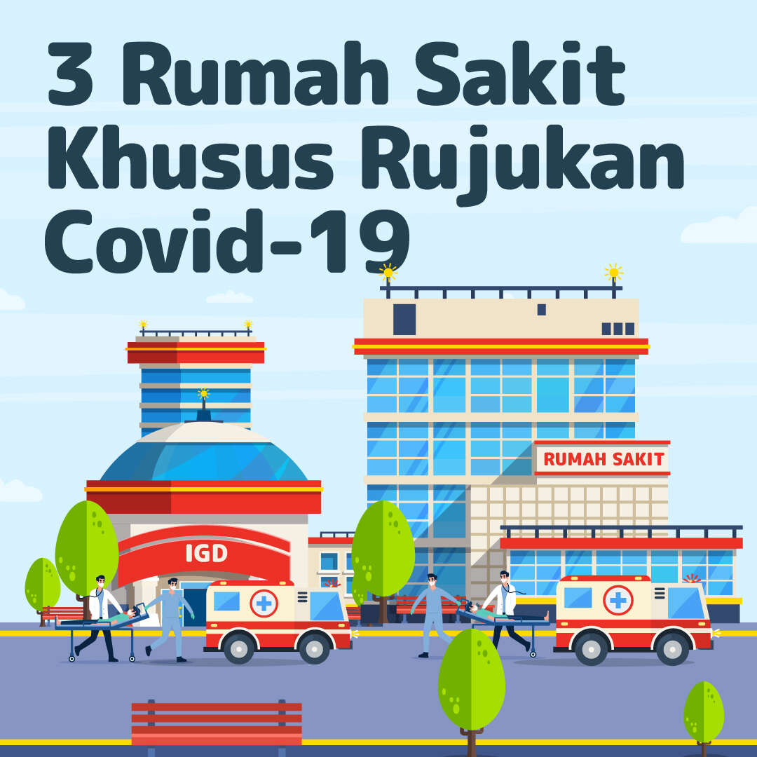 3 Rumah Sakit Khusus Rujukan Covid-19
