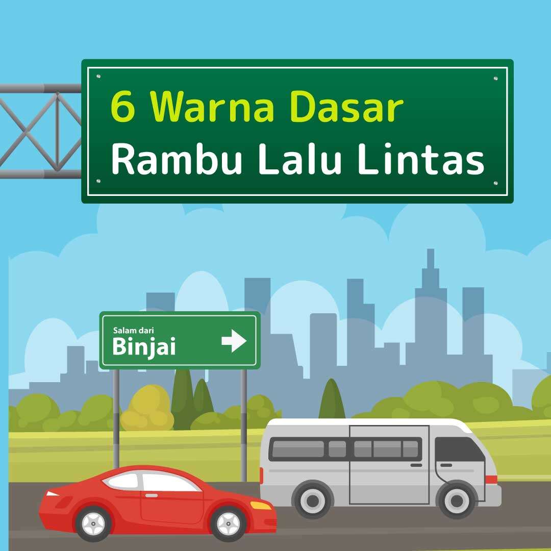 6 Warna Dasar Rambu Lalu Lintas