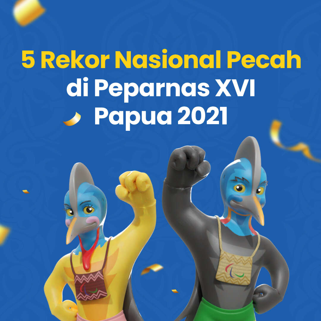 5 Rekor Nasional Pecah di Peparnas XVI Papua 2021