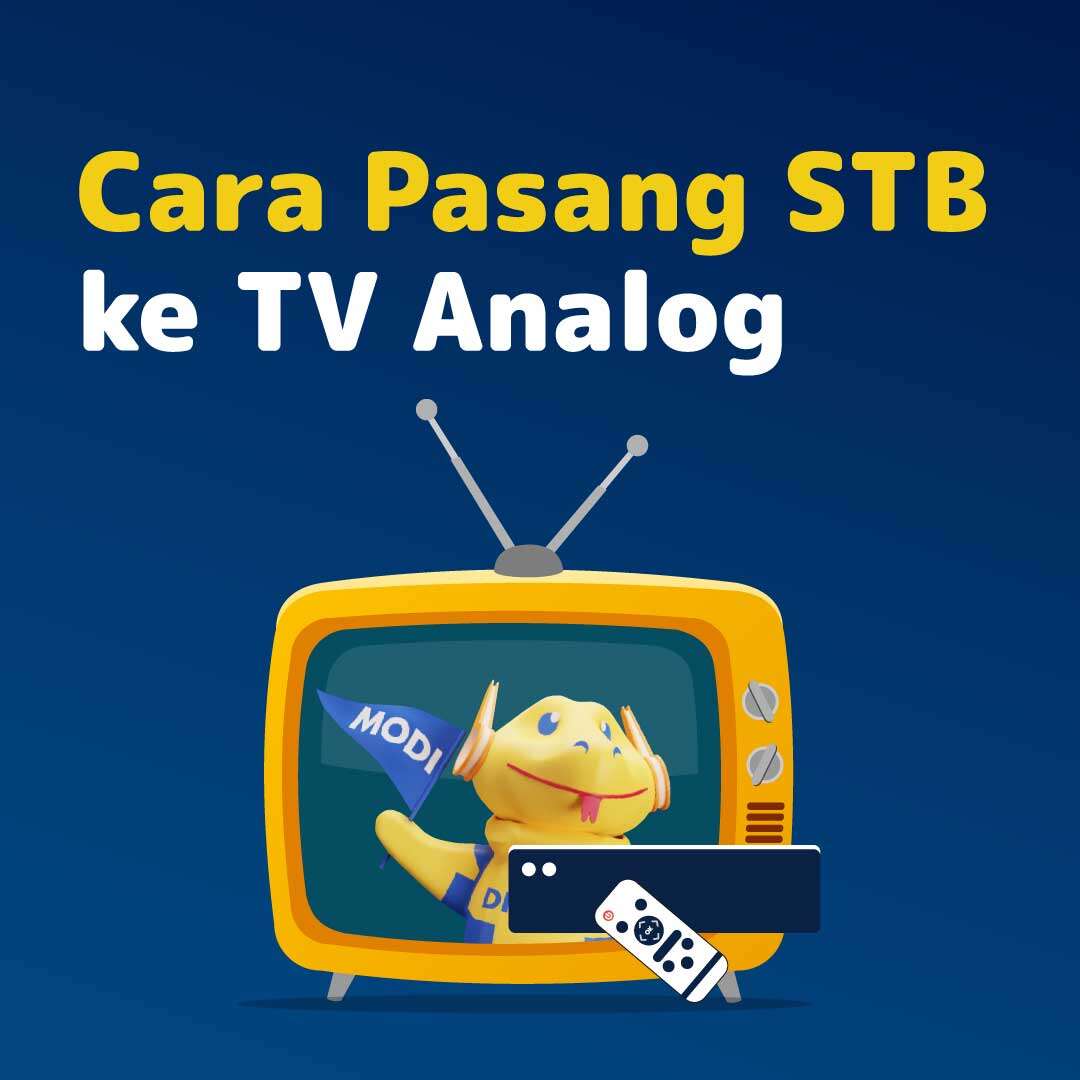 Cara Pasang STB ke TV Analog