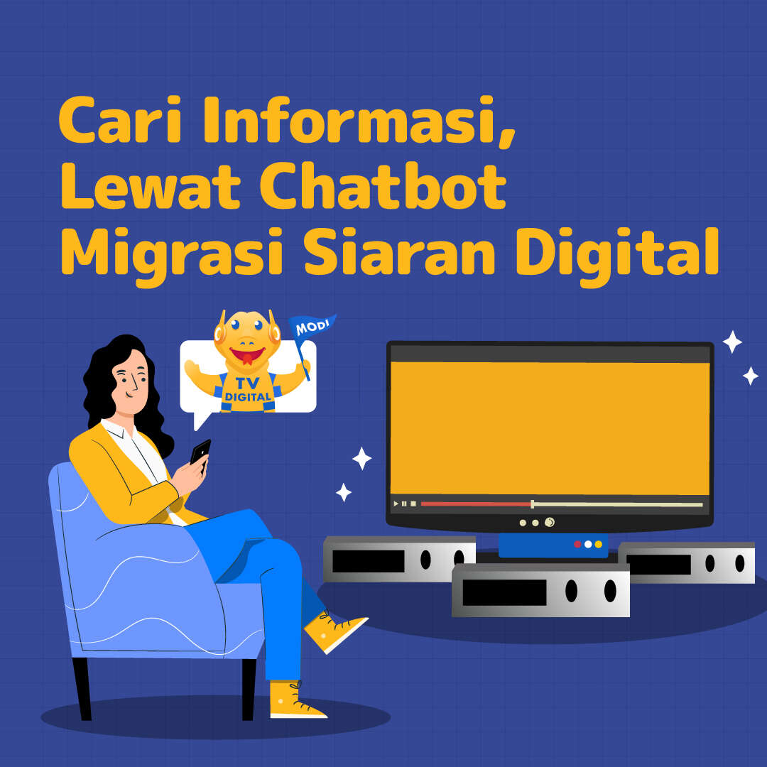 Cari Informasi, Lewat Chatbot Migrasi Siaran Digital