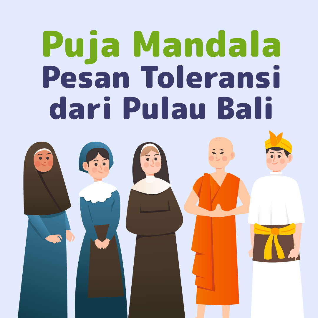 Puja Mandala Pesan Toleransi dari Pulau Bali