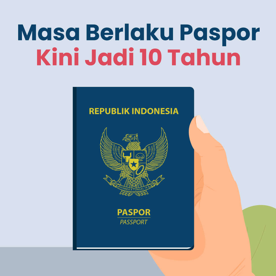 Masa Berlaku Paspor Kini Jadi 10 Tahun