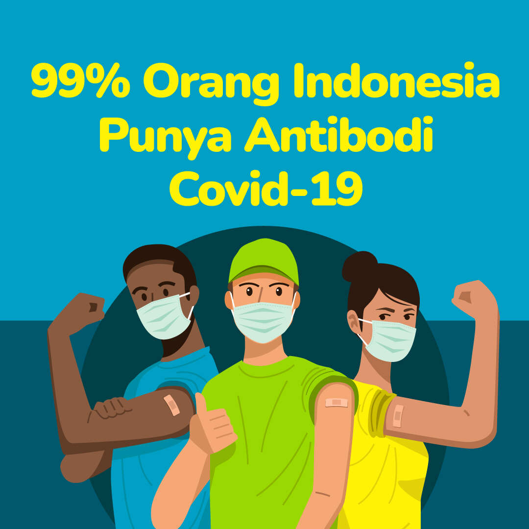 99% Orang Indonesia Punya Antibodi Covid-19