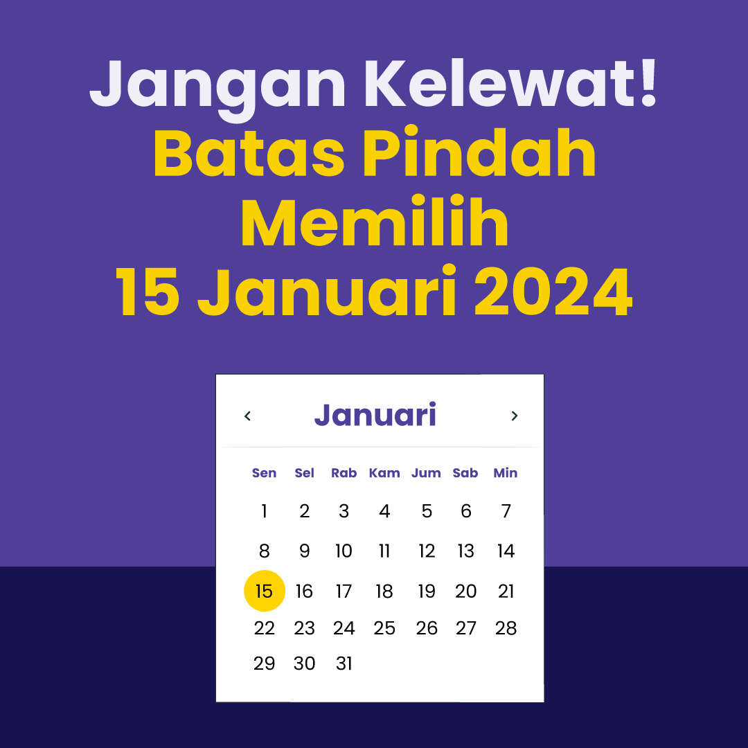 Kapan Batas Pengajuan Pindah Memilih di Pemilu 2024?
