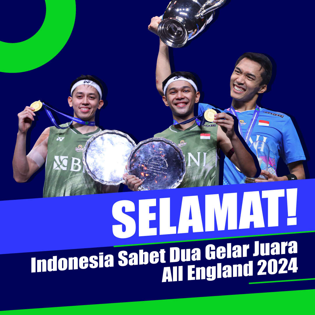 Selamat! Indonesia Sabet Dua Gelar Juara All England 2024