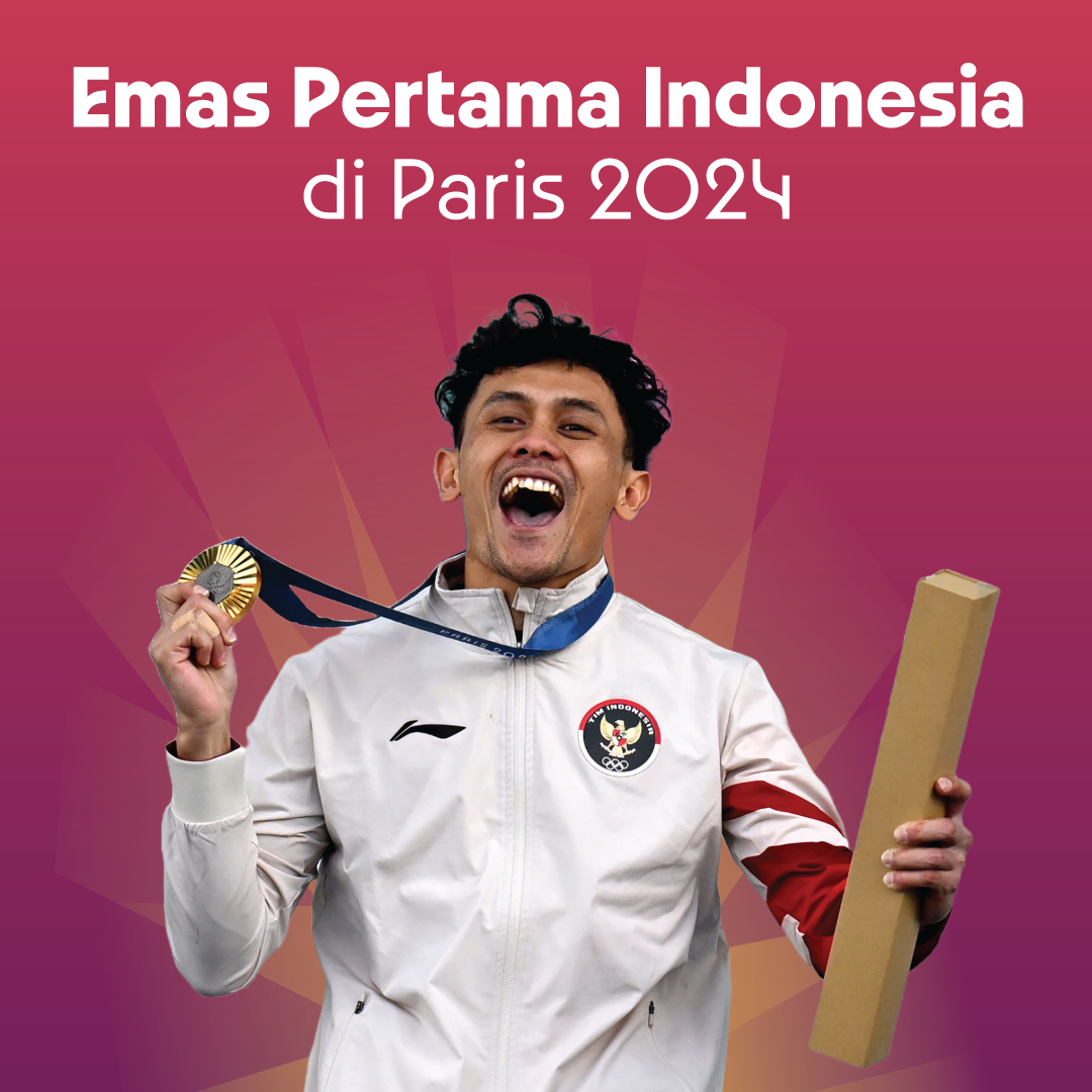 Medali Kedua untuk Indonesia, Veddriq Leonardo Raih Emas pada Olimpiade Paris 2024