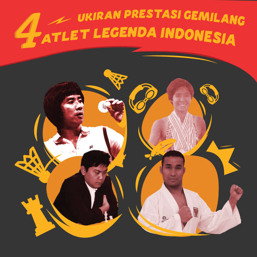 4 Atlet Legenda Indonesia